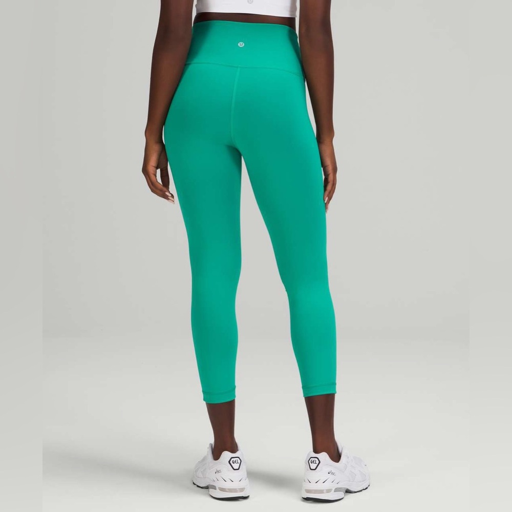 lululemon | wunder train 23” Maldives green | size 6